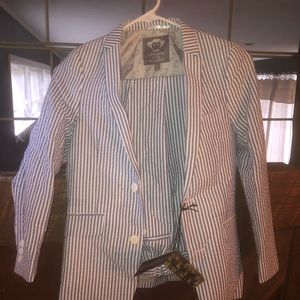Boys Appamn pinstriped suit